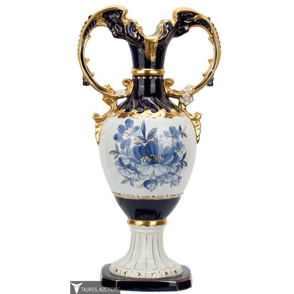 Royal Dux Bohemia Tall Porcelain Vase
