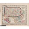Image 2 : Two 19th C US State Maps - S. Augustus Mitchell