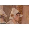 Image 3 : Danish Figural Interior Scene Lithograph