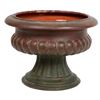 Image 3 : Ceramic Urn Pedestal Planter