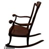 Image 2 : Louis Majorelle Inlaid Wood Rocking Chair