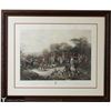 F Bromley - The Bury Hunt - Colored Etching
