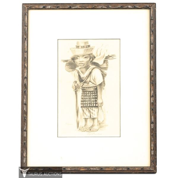 Phil Paradise "Tomas" Signed Lithograph