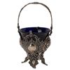 Image 8 : Antique German Silver & Glass Sugar Basket