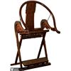 Image 13 : Pair of Chinese Horseshoe Campaign Chairs