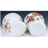 Image 9 : Floral Milk Glass Ginger Jars