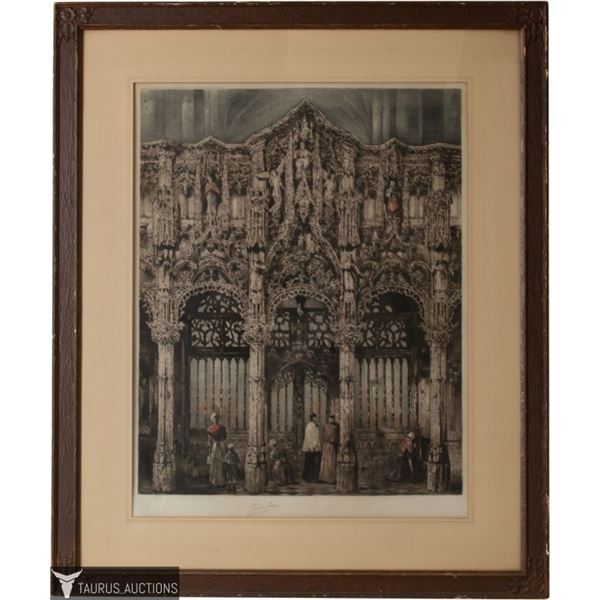 Camille Fonce - Pencil Signed Etching