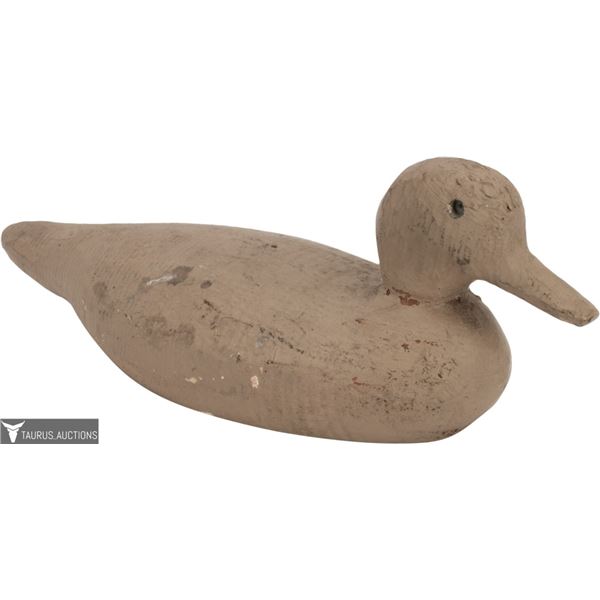 Duck Decoy, Hand Carved American Folk Art