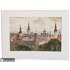 Tallin Estonia Sotskova Nataso Watercolor