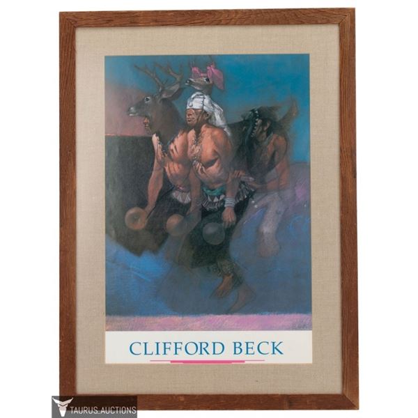 Clifford Beck - Deer Dance Exhibition Poster