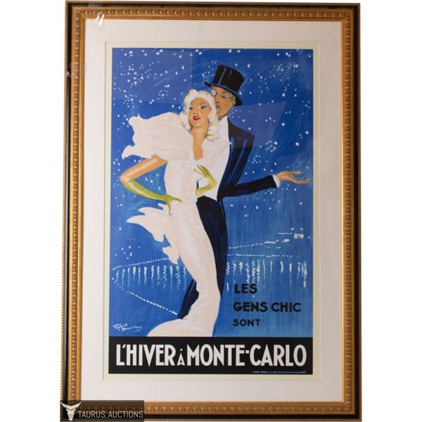 Monte-Carlo Poster, After Jean Gabriel Domergue