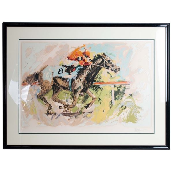 Wayland Moore "Horse Race" Serigraph