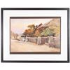 Image 1 : James W Milliken Watercolor Village Scene