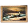 Image 1 : Signed Seascape Oil Painting