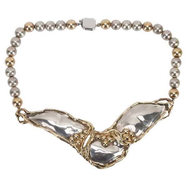 Joi Frankel D.B. Joi Sterling Gold Vermeil Choker