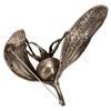 Image 2 : Modernist Figural Silver Plated Pomegranate Brooch