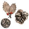 Sterling Organic Art Nouveau Brooch Lot