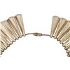 Image 4 : Silver Tone Bib Choker, Earrings