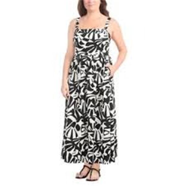 NEW DALIA XS BLACK & WHITE DRESS