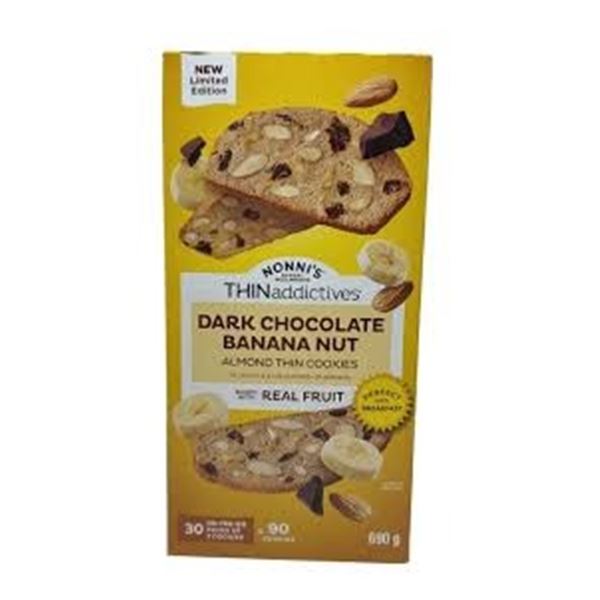 NEW 690G ONNIS DARK CHOCOLATE BANANA NUT