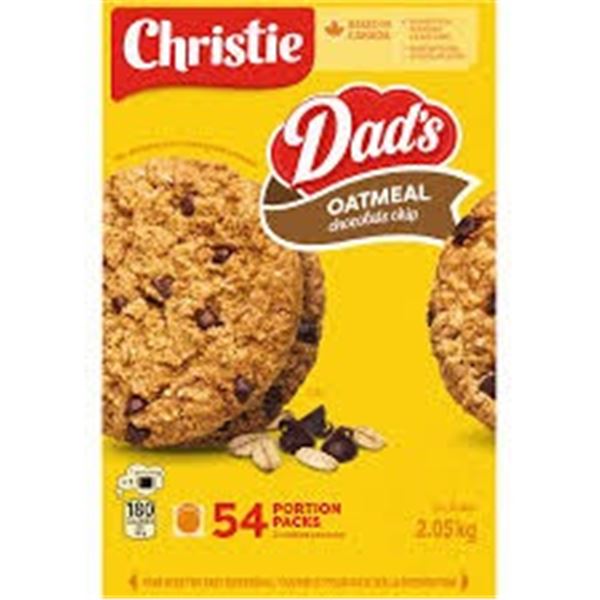 NEW 2.05KG CHRISTIE DADS OATMEAL CHOCOLATE CHIP CO