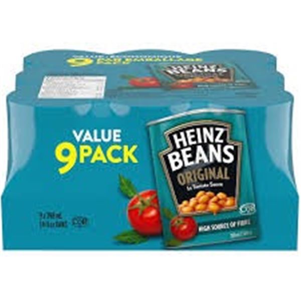 NEW 9 X 398ML HEINZ BEANS ORIGINAL