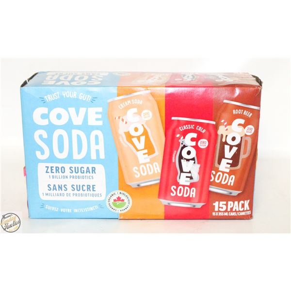 NEW 12 X 355ML COVE SIDA VARIETY PACK