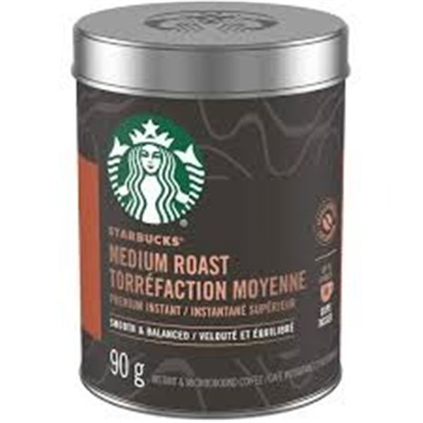 NEW 90G STARBUCKS PREMIUM INSTANT MEDIUM ROAST