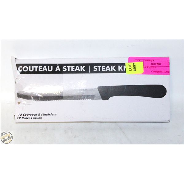 12 STEAK KNIVES