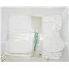 Image 1 : NEW 6 OEKO TEX 6 BATH TOWELS WHITE
