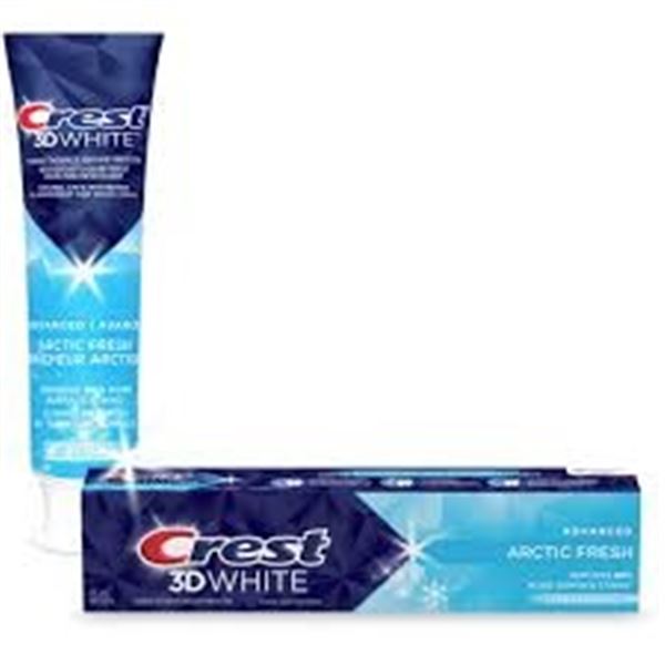 NEW 4 X 135ML CREST 3D WHITE TOOTHPASTE