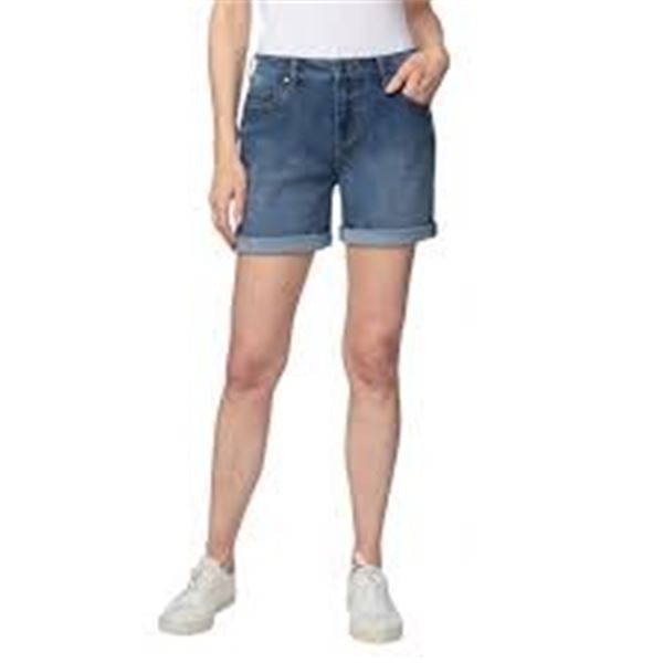 NEW BUFFALO DAVID HIGH-RISE DENIM CONVERTIBLE SHOR