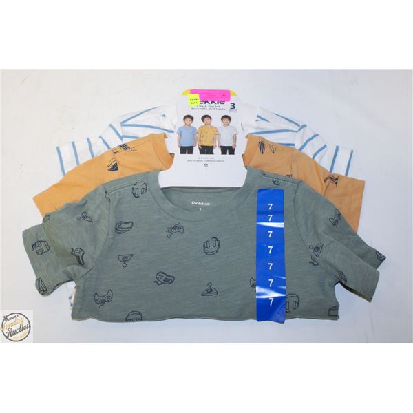 NEW PEKKLE 3 PACK TOP SET 3 PIECES SIZE 7