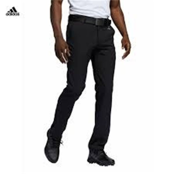 NEW ADIDAS ADI GOLF PANTS BLACK 32 X 30