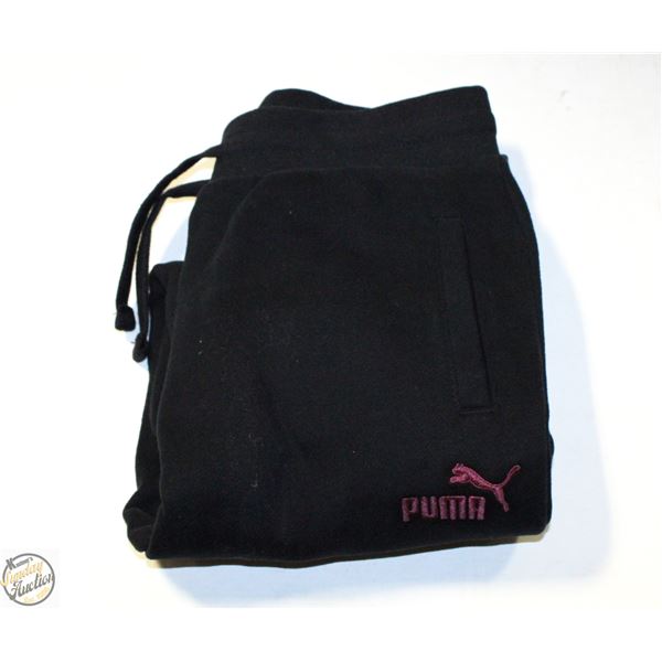 PUMA JOGGER SIZE 10-12 SWEAT PANTS BLACK