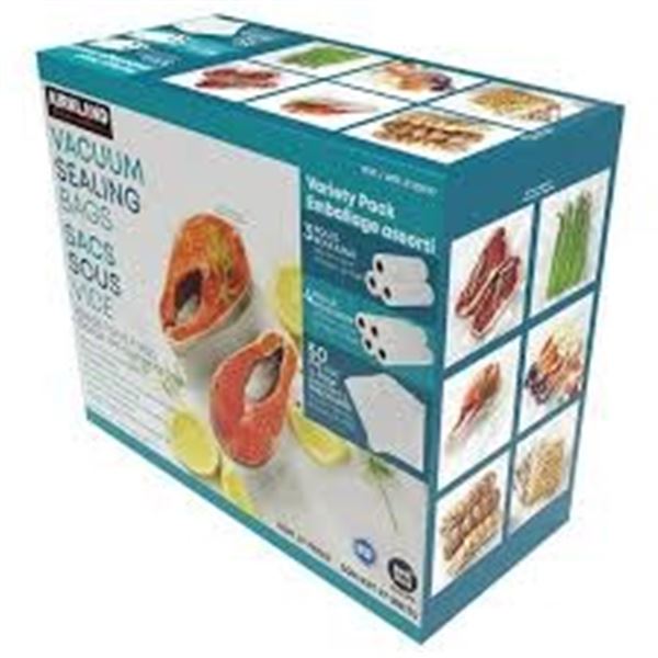 NEW 57 PIECES KIRKLAND VACUUM SEALING BAGSVARIETY