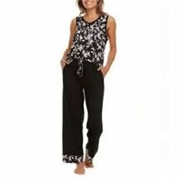 MEW FLORA NIKROOZ ROBE TANK AND PANT SET LARGE