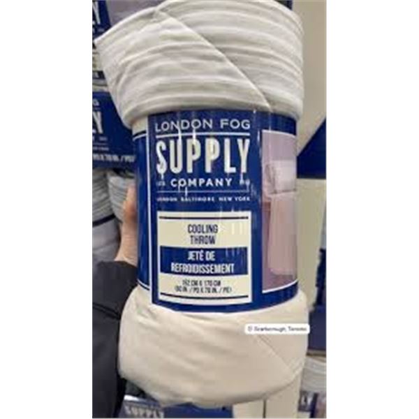 NEW LONDON FOG SUPPLY COMPANY COOLING THROW