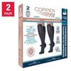 Image 1 : NEW COPPER FIT 2 PAIRS COMPRESSION SOCKS S/M