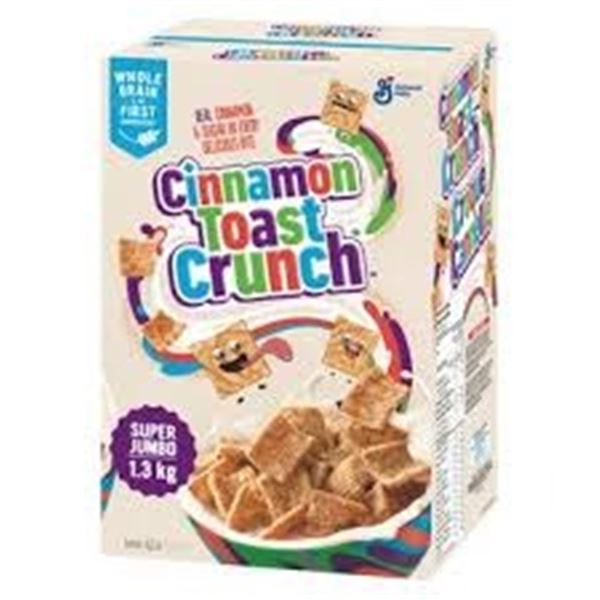 NEW WITH BOX 1.3KG CINNAMON TOAST CRUNCH