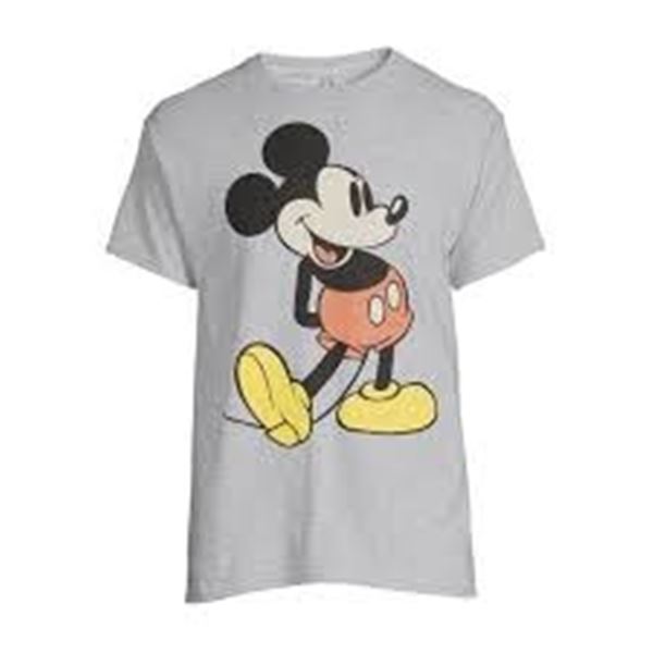 NEW ZUNI DISNEY XL GREY MICKEY MOUSE T-SHIRT