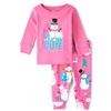 Image 1 : NEW PJ PLACE 3T PINK SNOWMAN PYJAMAS