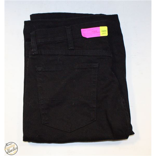 WRANGLER AUTHENTICS 34 X 36 BLACK JEANS