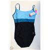 Image 1 : NEW SPEEDO WOMENS BLUE SWIM SUIT SIZE 8