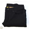Image 1 : CAT 32 X 30 FLEECE LINED CANVAS PANTS BLACK