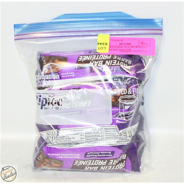 NEW REPACKED 10 X 46G ROBERT IRVINES PROTEIN BAR