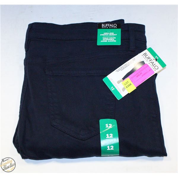 BUFFALO DAVID BITTON HIGH-RISE SKINNY JEANS SIZE12