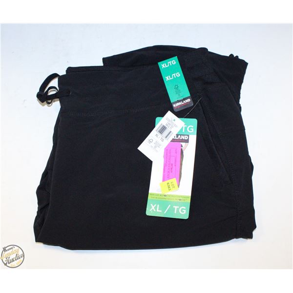 TUFF ATHLETICS XL BLACK WOMENS PANTS