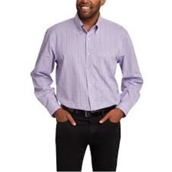 NEW KIRKLAND XL PURPLE DRESS SHIRT