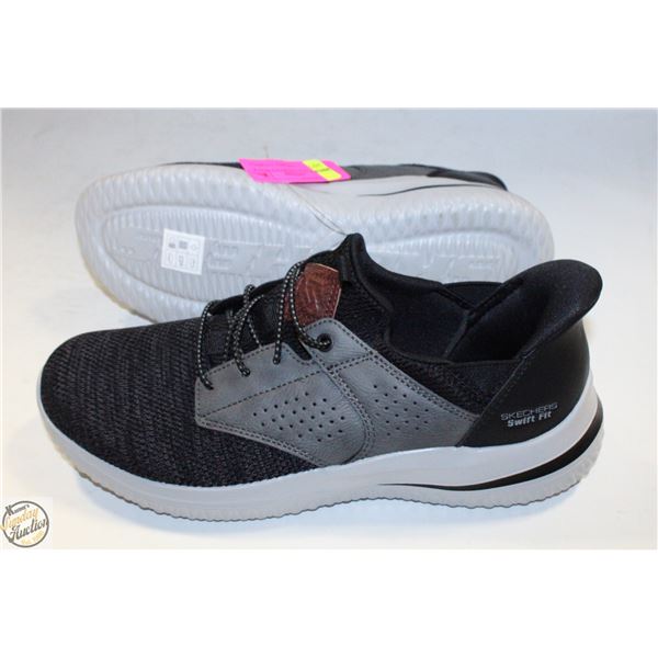 NEW SKECHERS SWIFT FIT BLACK RUNNER